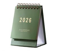 Mini Desk Calendar 2026-18 Monthly Desktop Calendar from Jan 2026 to June 2027,Portable Standing Flip Small Desktop C-alendar for Daily Schedule School Office Supplies, New Year Gifts