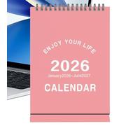Mini Desk Calendar 2026, Monthly Planner from January 2026 to June 2027, Calendar for the Family, Friends, Teachers, Home, Indoor, School, Office and Desk