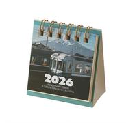 Mini Desk Calendar 2026, Runs From Now until Dec 2026 Monthy Small Desktop Calendar, Creative Coil Calendars Planner Desktop Ornament Decoration Office Stationery
