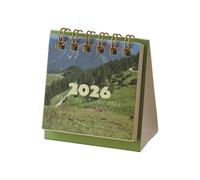 Mini Desk Calendar 2026, Runs From Now until Dec 2026 Monthy Small Desktop Calendar, Creative Coil Calendars Planner Desktop Ornament Decoration Office Stationery