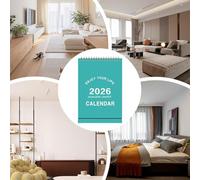 Mini Desk Calendar 2026, Schedule for the Period January 2026 to June 2027, Daily Calendar for Family, Friends, Teachers, Home, Indoor, School, Office and Desk