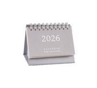 Mini Desk Calendar 2026 Simple English Mini Desk Calendar Desktop Display Diary Portable Handmade Decoration