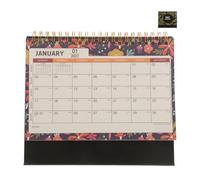 Mini Desk Calendar 2027 Simple Paper Stand-up Monthly Planner