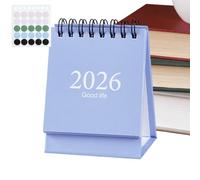 Mini Desk Calendar - January 2026 to July 2027, Standing, Foldable Desk Calendar, Compact Table Planner, Standing Date Display, Extended Range for Decorations for Home Workplace Studies