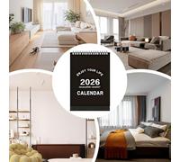 Mini Desk Calendar | Monthly Calendar from January 2026 to June 2027, Daily | for Family Friends Students Teachers Home Indoor School Office