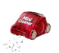 Mini Desk Cleaner - Cute Duster for Sweeping | Compact Battery Powered Vacuum with High Suction Nylon Bristles & Ergonomic for Students, Dorms, Classrooms and Crafting Stations