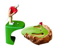 Mini Desk Golf Game Toy, 3D Printed Easy Setup, Pocket Table Golf Device with Sturdy Build, Premium Quality Desk Accessory, Reliable Home Office Den Boyfriend Daily Routine Solution