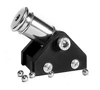 Mini Desktop Cannon Model Set Replica Collectible Desktop Decoration Stainless Steel （Black）