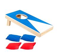 Mini Desktop Cornhole Toss Game Set, Small Wooden Board with Four Bean Bags, Portable Lightweight Throwing Toy for Ages 4 to 6, Family Game Night, Travel Fun, Unwind Time