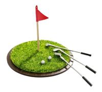 Mini Desktop Golf Game | Funny Putting Green Desk Toy Golf Game Practice Play Golfer Coworker Office Indoor Relaxation Provides A Gorgeous Mix Of Fun