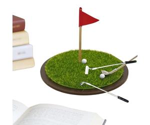 Mini Desktop Golf Game | Funny Putting Green Toy | Golf Games - for Practice Play Golfer Coworker Office Indoor Relaxation