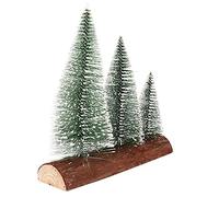 Mini Desktop LED Lights Christmas Tree Decoration Home Christmas Festival Ornament (Three Consecutive Warm Lights)