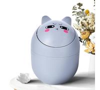 Mini Desktop Trash Can | Small Cute Desk Trash Bin - Desktop Garbage Organizer, Home Table Garbage Can, Living Room Waste Bin with Shake Lid