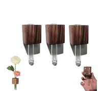 Mini Detachable Glass Vase Fridge Magnets, for Flower, Branch, Grass, Hydroponic Plant Culture Tube with Magnetic Attachment to Metal Surface, 1/3/5pcs Available