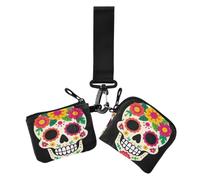 Mini Dia De Los Muertos Day Of The Dead Sugar Skull Women's Coin Wallet