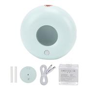Mini Diffuser Doughnut 50ml USB Charging Portable Essential Oil Humidifier - Smart Human Sensor, 3 - Level Fragrance Control, Quiet Ultrasonic Atomizer for Home & Office (Green)