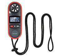 Mini Digital Anemometer and Thermometer with IP67 Rating - Handheld Wind Speed Meter for Air Velocity and Temperature Measurement with Beaufort Scale, Wind Chill Indicator, and