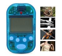 Mini Digital Beat Tap M50 Tempo Metronome Clip Multi-functional Professional Metronome With Double Channel Headphone Output Black White Blue Yellow Red Color Options (Blue)