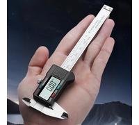 Mini Digital Caliper 100mm 0.01mm Precision Pocket-Sized Vernier Caliper, Stainless Steel, LCD Display, Battery Operated, Ideal For DIY & Small Parts,For Ring Bracelet Jewellery Measuring Tool