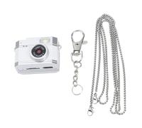 Mini Digital Camera with 0.96-Inch High Definition Flip Screen, Type-C Fast Charging and 200mAh Battery for Travel and Vlogging, White