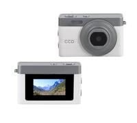 Mini Digital Camera with 0.96inch Screen, 1080P Miniature Camera, USB Rechargeable Small Camera, 12MP Lightweight Campus Camera for Student Travel Video Recorder (White)