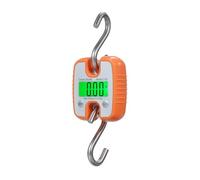 Mini Digital Crane Scale 300kg Hanging High Precision Handheld S-Shaped Barb With LCD Display Electronic for Construction, Factory(Orange)