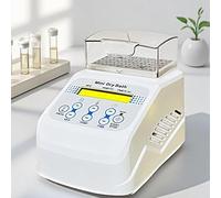Mini Digital Dry Bath Incubator Heating Block, LED Display, Timing Control & High Precision Heating Up To 100℃ For Laboratory Use (24 wells × 0.5 ml)