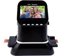 Mini Digital Film & Slide Scanner,Converts 35mm Negatives & Slides to JPEG Images - Includes 4.3"LCD Screen - Easy Load Film Adapters,22MP