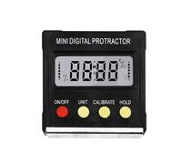 Mini Digital Inclinometer with 0.1° Resolution for Measuring Slopes and Angles Lightweight with Flat Base for Stable Readings in Construction or DIY Use