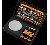 Mini Digital Pocket Scale 50g x 0.001g, High Precision Jewellery Scale with Protective Case, Portable Gram Scale for Gold, Powder, Herbs, Baking & Lab Use