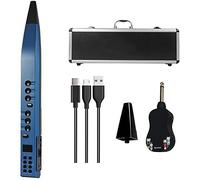 Mini Digital Saxophone Instrument 89 Kinds of Musical Instrument Tones, Electric Wind Instrument with LCD Display Speaker, 2200mAh Built-in Rechargeable Battery, Electronic Saxophone Instrument for Ad