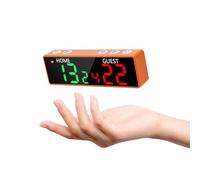 Mini Digital Scoreboard - Portable Tabletop Scoreboard for Games, Wireless Battery Powered Magnetic Electronic Scoreboard with Buzzer, Score Keeper for Ping Pong/Cornhole/Basketball/Volleyball