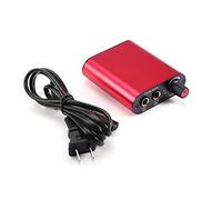 Mini Digital Tattoo Power Supply For Tattoo Foot Pedal And Clip Cord Supply(Rot)