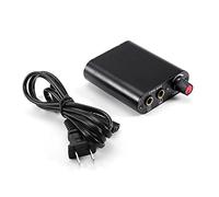 Mini Digital Tattoo Power Supply For Tattoo Foot Pedal And Clip Cord Supply(Svart)