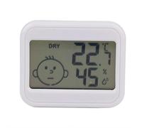 Mini Digital Thermometer Hygrometer - High Precision Indoor Temperature & Humidity Monitor for Baby Room & Greenhouse