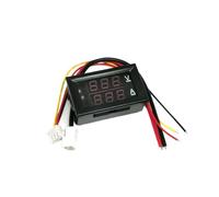 Mini Digital Voltmeter Ammeter DC 100V 10A Panel Amp Volt Voltage Current Meter Tester Detector 0.56" Dual LED Display(1a Red Red)