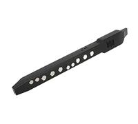 Mini Digital Wind Instrument, Black MIDI Connectivity Electronic Wind Instrument 10 Touch Sensitive Keys for iPhone for Android (Black)