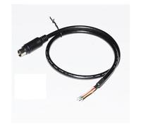MINI DIN 4PIN 5PIN 6PIN 8PIN MD4 MD5 MD6 MD8 MALE CONNECTOR PLC PROGRAMMING BREAKOUT CABLE(1.8m,MD 6-PIN)