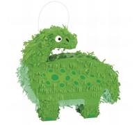 Mini Dinosaur Pinata Favor Decoration - Adorable & Unique Green Party Decor - Ideal for Kids Birthday, Prehistoric-Themed Event - 1 Pc