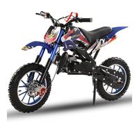 Mini Dirt Bike for Kids & Adult,49cc 2-Stroke Off Road Gas Power Mini Motorcycle,Trail Pocket Motorbike,Mini Pit Bikes Motorcycle Max Load 331Lbs for Uphill & Up to 40KM/H (Blue)