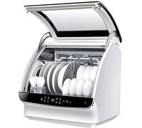 Mini Dishwashers,6 Sets of Tableware Automatic Dishwasher Household，Touch Operation Saving Electricity Compact Dishwashers for Apartment Kitchen