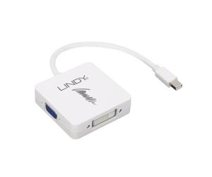 Mini DisplayPort 1.2 to HDMI, VGA & DVI-D Active Adapter Converter
