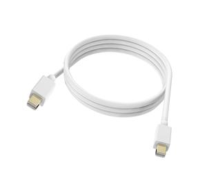 Mini DisplayPort Male to Male Video Cable 4K High Resolution 1.8m- White