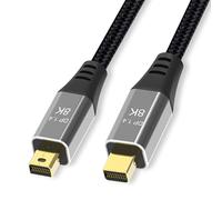 Mini DisplayPort to Mini DisplayPort Cable, Male to Male, DP1.4 6.6 Feet - 8K Resolution Ready, Compatible with Mini DP DisplayScreen, Not Compatible with iMac/Mac to MacBook, Not a Thunderbolt Cable