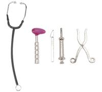 Mini Doctor Set for 1:12 Dollhouse, 5 - Piece Realistic Medical Tool Models, Ideal for Dollhouse Decoration & Mini Role - Playing, Mini Doctor Set for 1:12 Dollhouse, 5 - Piece
