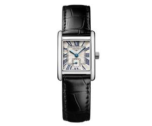 Mini DolceVita 21.5mm X 29mm Ladies Watch Silver Black Alligator