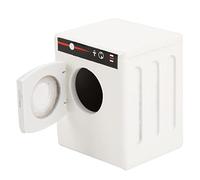 Mini Dollhouse Washing Machine, 1:12 Doll House Wooden Washing Machine Model Mini Cloth Washer Dryer Model Minihouse Laundry Machine DIY Dollhouse Furniture Accessories