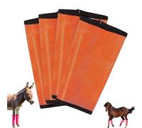 Mini Donkey Fly Boots, Horse Fly Boots Set Of 4, Shoo Flys Boot For Horses, Loose & Non-slip, Prevent Flys Bites, Reduce Stomping, 360°leg Protection With Adjustable For Mini & g