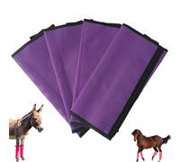 Mini Donkey Fly Boots, Horse Fly Boots Set of 4, Shoo Flys Boot for Horses, Loose & Non-slip, Prevent Flys Bites, Reduce Stomping, 360°leg Protection with Adjustable for Mini & Farm Donkeys (g)