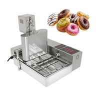 Mini Donut Maker, High Efficiency 4-Row Automatic Frying Machine, 2000W Power for Fast Production, Portable Commercial Doughnut Equipment